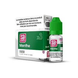 Boite 3 e-liquides So Good Menthe