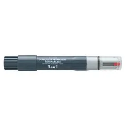 Marqueur permanent 3 en 1 rechargeable multicolore Juvenilia