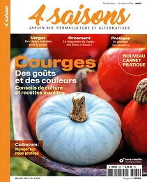Magazine 4 saisons du jardin bio, numéro 280, du 27/08/2026