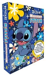 Disney Stitch - Mon coffret Stitch - Dans ce coffret: 3 papertoys, des stickers, 1 livre de coloriage, des stickers métallisés, 4 portraits de héros, 
