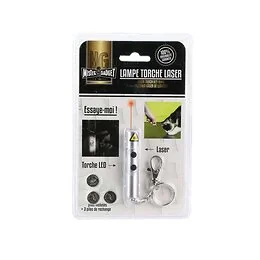 Porte-clés lampe torche laser Mister Gad