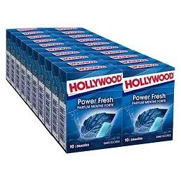 Hollywood Powerfresh s/sucres 10 Dragées