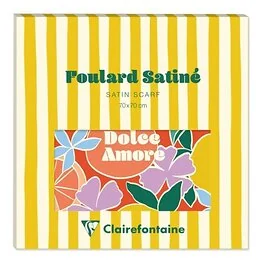 Foulard 70x70 cm satiné Dolce Amore