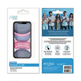 Protection écran verre trempé IPhone 11/XR Myway