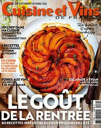 Magazine Cuisine et vins de france, numéro 232, du 04/09/2026