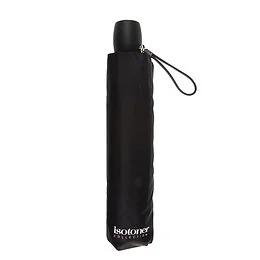 Parapluie 3 sections manuel noir Isotoner