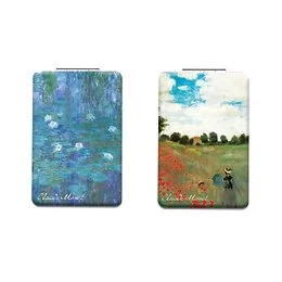 Miroir compact Claude Monet décors assortis