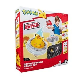 Coffret arène de combat et 2 toupies Pokémon