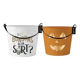 Seau à bonbons Halloween