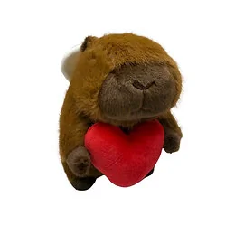 Peluche ailes/coeur 20cm V2 Capybara