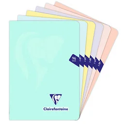 Carnet Mimesys Pastel 14,8 x 21 cm 96 pages Q.5x5 Clairefontaine