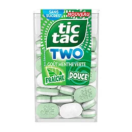 Tic Tac Two Menthe Fraîche et Douce 38,5g