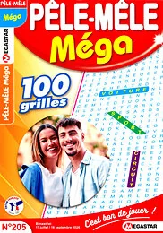 Magazine Pele mele mega jeux, numéro 205, du 17/07/2026