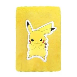 Carnet A5 peluche jaune Pikachu Pokémon