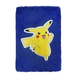 Carnet A5 peluche bleu Pikachu Pokémon