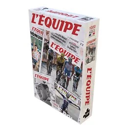 Puzzle 1000 pièces L'Equipe Les légendes du cyclisme français