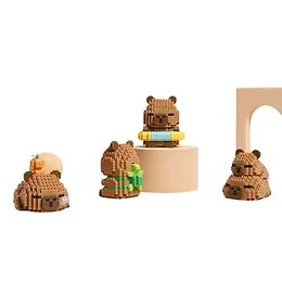 Boîte mystère jeu de construction Capybara modèle aléatoire 