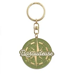 Porte-clés Paillettes « Baroudeuse »