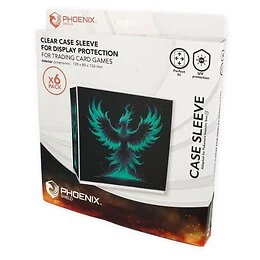 Lot 6 protections souples pour présentoir de boosters Pokémon Phoenix Shield