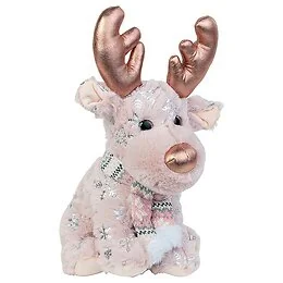 Peluche Renne avec écharpe 26 cm