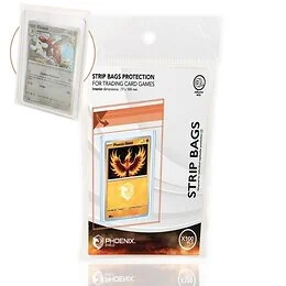 Boîte de 100 Sleeves pour Toploader avec adhésif Phoenix Shield