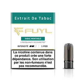 Capsule Pod Extrait de tabac - tabac mentholé 18mg Fuyl