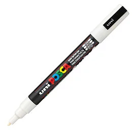 Marqueur peinture blanc pointe fine Posca