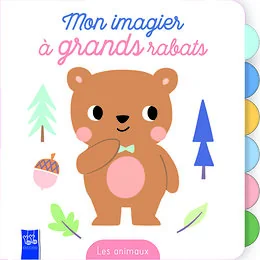 Mon imagier à grands rabats - Les animaux
