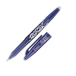 Stylo roller effaçable bleu FriXion Pilot