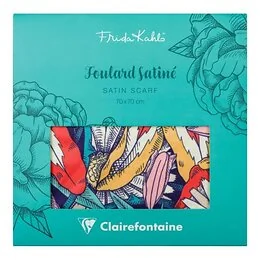 Foulard satiné 70x70cm Frida Kahlo