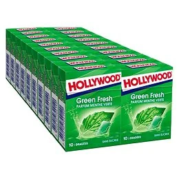Hollywood Greenfresh s/sucres 10 Dragées