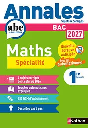 Annales BAC Maths 1re - Spécialité