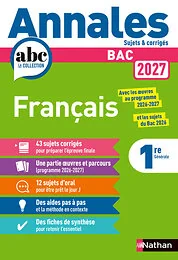 Annales Bac Français 2027