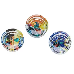 Cendrier rond en verre Goldorak Champ