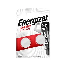 2 piles CR2450 Energizer bouton lithium 