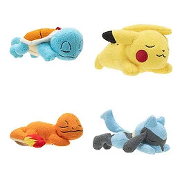 Peluche endormie 11 cm Pokémon Modèle aléatoire