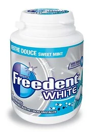Freedent White mini boîte menthe douce - 46 dragées 