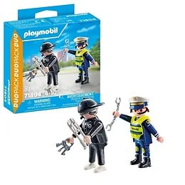 Playmobil 71804 Duo Policier et bandit avec accessoires
