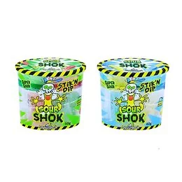 Bonbon Sour Shok Stik N' Dip Funny candy 