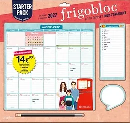 Frigobloc Starter pack - Calendrier organiseur familial (de janvier à décembre 2027)