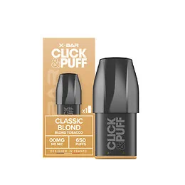 Pod Click and Puff X-Bar Tabac blond
