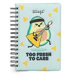 Carnet A5 Squishy Avocat Mr Wonderful