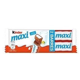 Kinder Maxi 2 barres - lait et cacao
