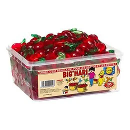 Haribo Big'hari cherry tubo 105 pièces