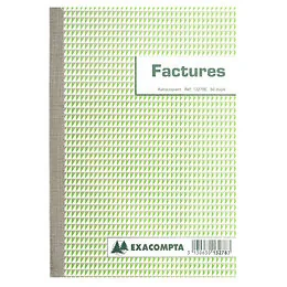 Manifold factures 50 feuillets A5 dupli Exacompta
