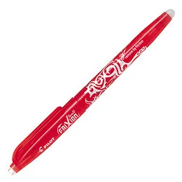 Stylo roller effaçable rouge pointe fine FriXion Pilot