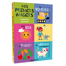 Mes premiers imagiers - 6 petits livres qui brillent