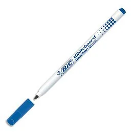 Marqueur effaçable Velleda bleu pointe fine Bic