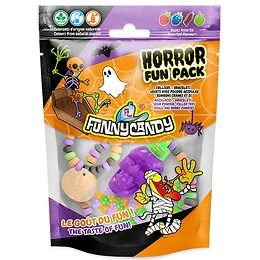 Sachet 8 pièces Bonbons Horror Fun 125g Funny Candy Halloween