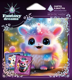 Cartes à gratter Fantasy Dreams - Arc-en-ciel magique